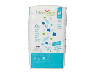 BBCOUCHES COLOGIQUES Couches bb cologiques taille 3 (4-9kg) - sachet de 66 couches