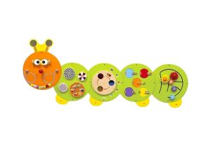 VIGA TOYS Panneau d'Activits Mural Chenille - Ds 12 mois 