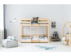 BABYKARE Lit Superpos en Bois Cabane - Mila CLPN