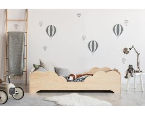 BABYKARE Lit Simple en Bois - Nuage