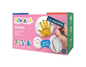 PAT' A CREER Kit  Fabriquer - Mes Empreintes en Pte  Modeler Autodurcissante - Ds 5 ans 