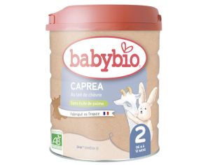 BABYBIO Lait de Suite Capra 2 - 800g - Ds 6 Mois A l'unit