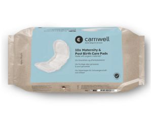 CARRIWELL Serviettes Post-Partum - Boite de 10 