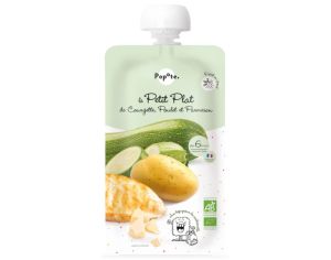 POPOTE Le Petit Plat Courgette Poulet Parmesan - 180g - Ds 6 mois