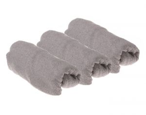 EASYDORT Lot de 3 Housses pour Matelas  Langer Coton Bio - 50 x 70/ 50 x 80 / 55 x 75 cm  Noisette