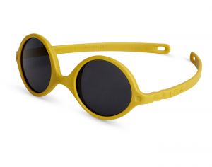 KI ET LA Lunettes de Soleil Bb Diabola - 0-12 mois Jaune Moutarde