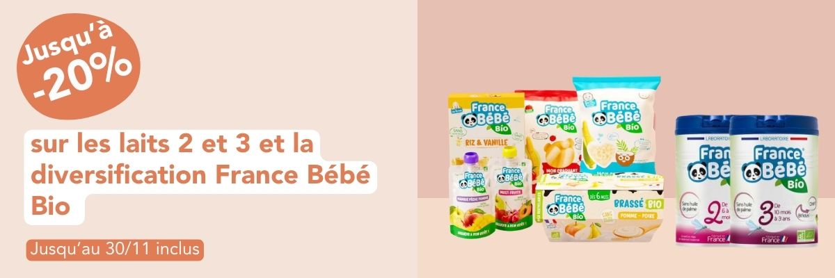 FRANCE BEBE BIO Lait et Div -20%